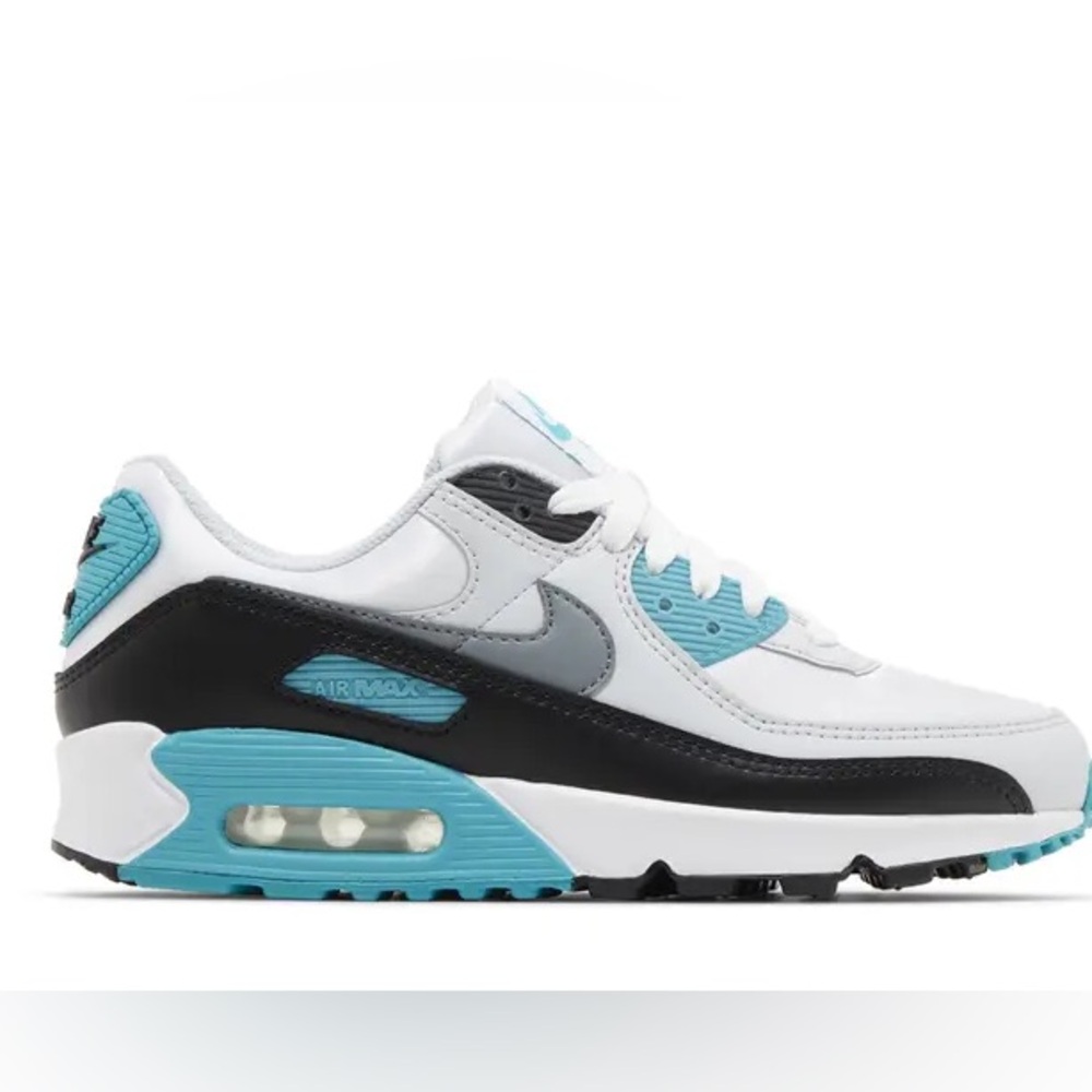 Nike White and Teal Airmax